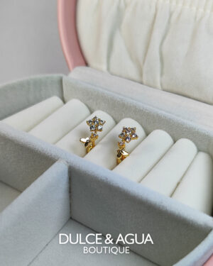 Topos de flor y mariposas