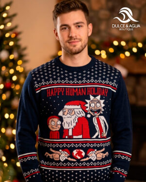 Saco Navideño Rick & Morty — Unisex