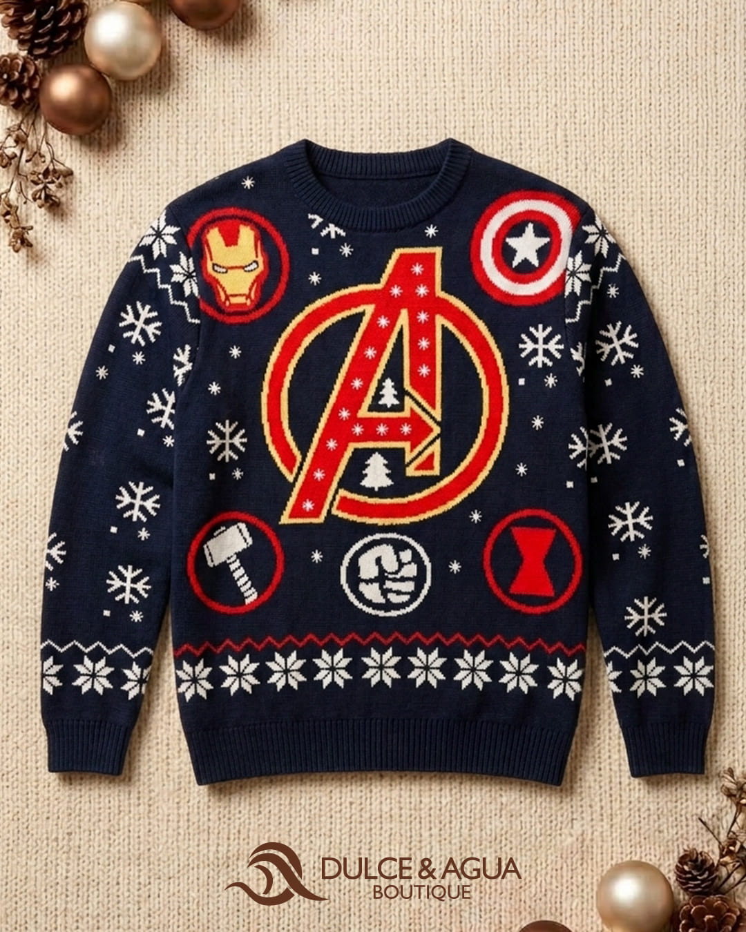 Saco Navideño Avengers — Unisex